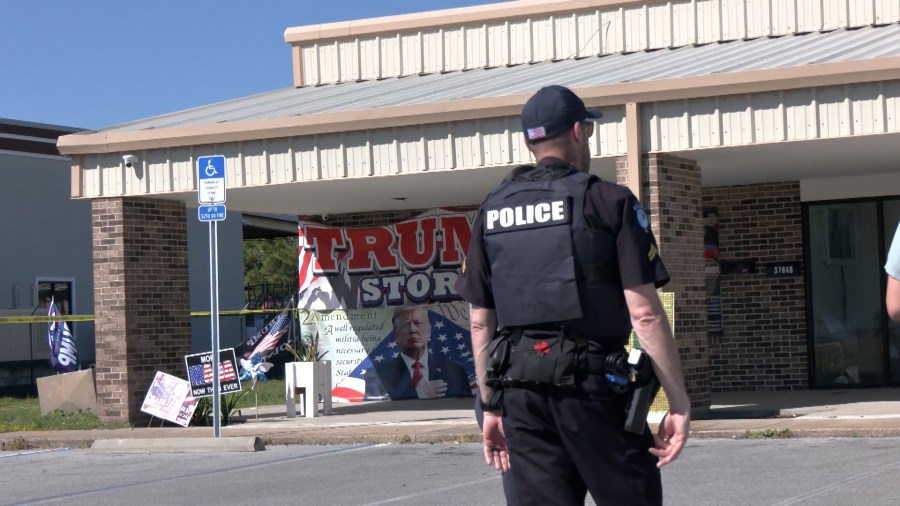 Trump store manager in Florida rushed to hospital after opening letter