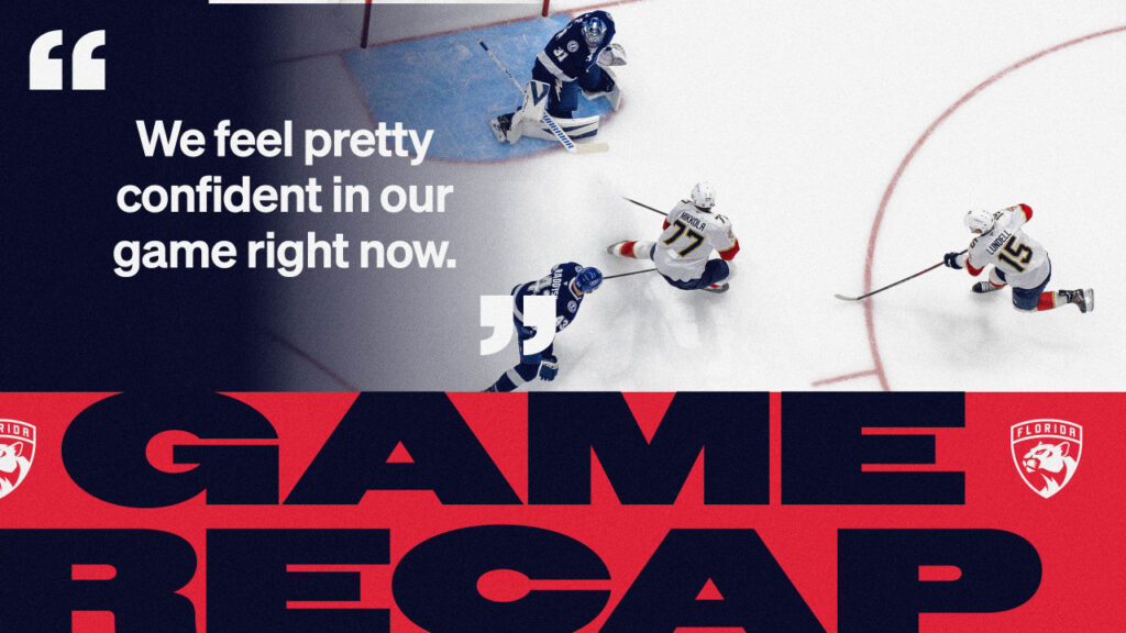 Summary: Panthers 5, Lightning 2