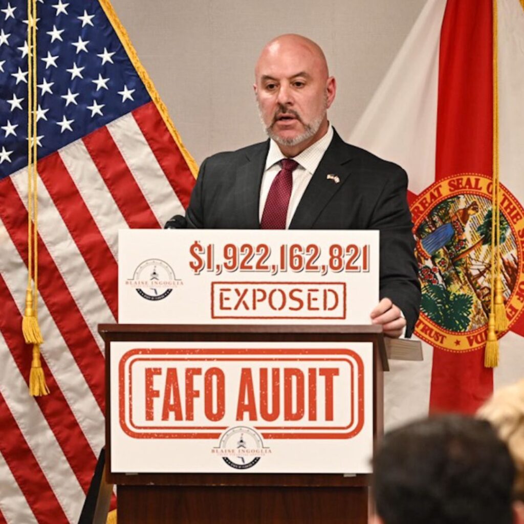 Florida’s chief financial officer says more than $53 million in Nassau County’s budget is “excessive and wasteful spending”