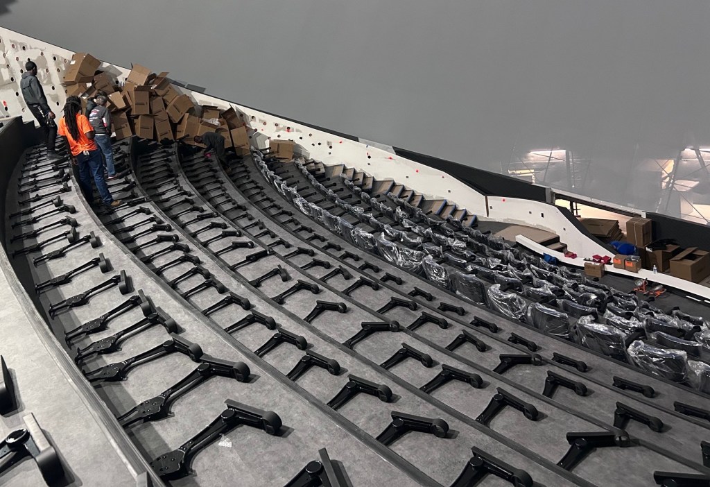 New seats introduced due to Cine Dome renovation