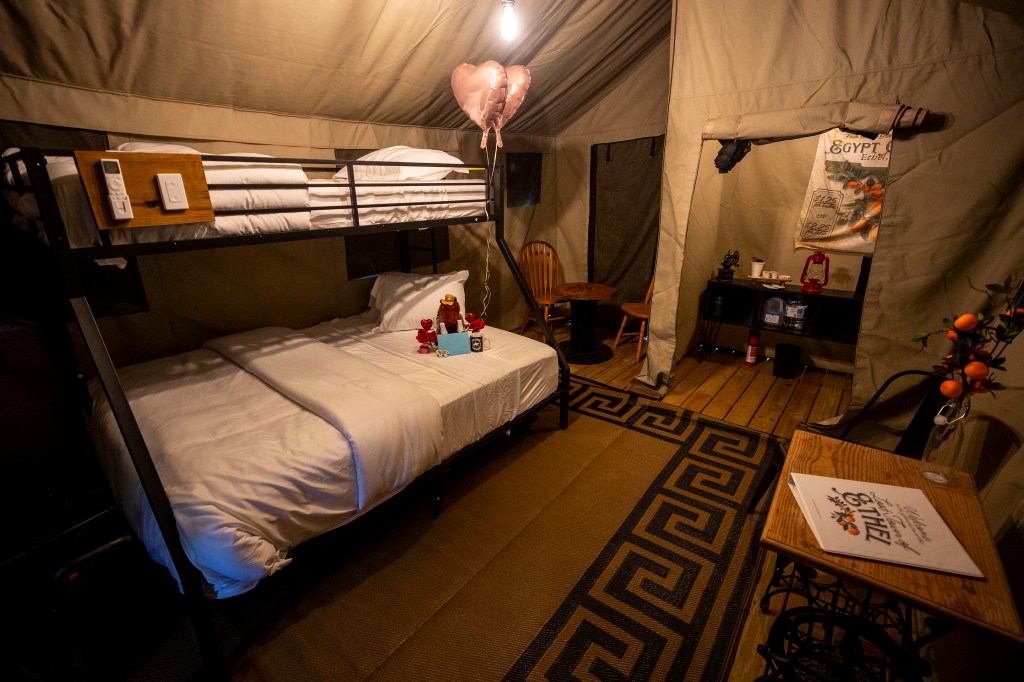 Rock Springs Run Reserve offers a cozy glamping stay