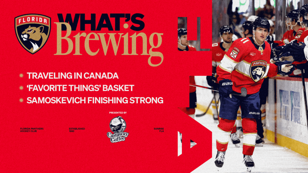 What’s Brewing: Canada trip. “Favorite things” basket