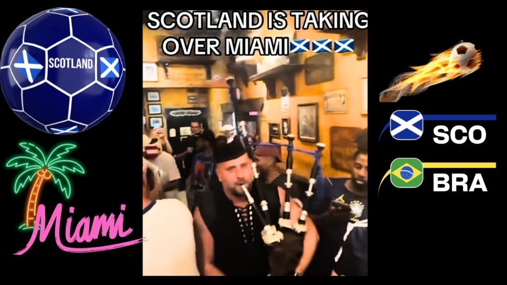 Tartan Army head to Miami as Scottish football fans prepare for World Cup clash against Brazil