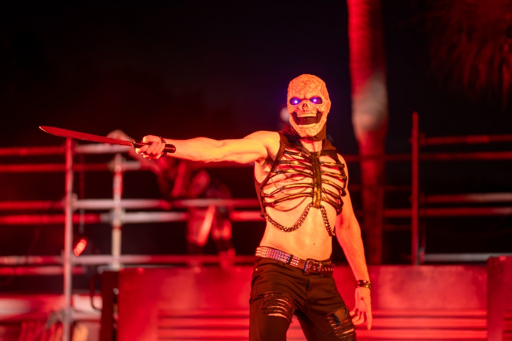 Haunted house (for sale) set for Howl-O-Scream